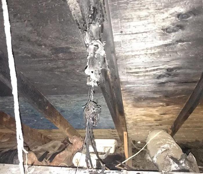 Cause of loss in the attic