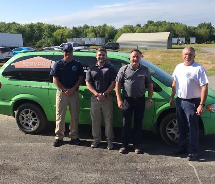 SERVPRO donating a vehicle to the Conway Fire Department to use in there extrication class. 