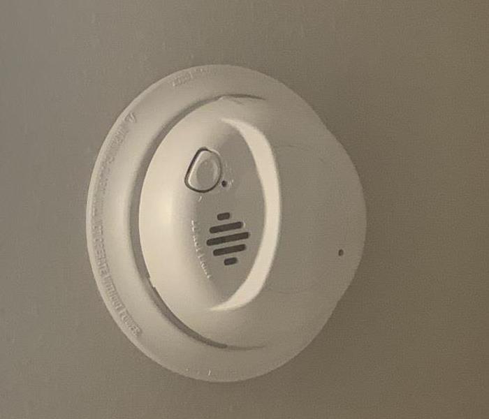 Smoke Alarm on the ceiling in a home